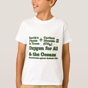 Planten en de milieuwaarheid van zuurstof t-shirt
