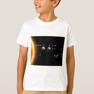 Planten en Dwarf planets Space NASA T-shirt