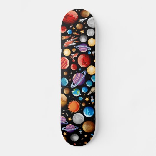 Planten en ruimteschepen skateboard (Voorkant)