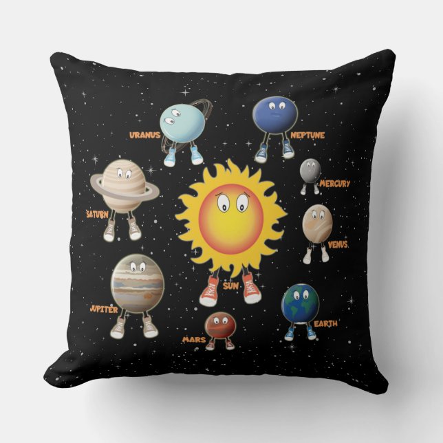 Planten en zonne-energie kussen (Voorkant)