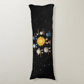 Planten en zonne-energie lichaamskussen (Voorkant Verticaal)