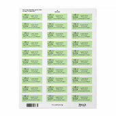 Planten Etiket (Full Sheet)