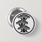 planten [Familiemensen] Ronde Button 5,7 Cm (Voorkant /achterkant)