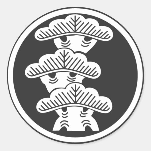planten [Familiemensen] Ronde Sticker (Voorkant)