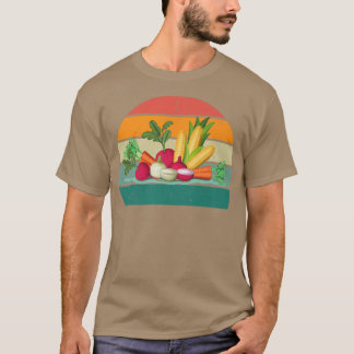 Planten groeien, aardgroenten veen vegetariër Ve T-shirt