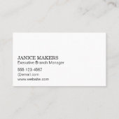 Planten Groeiende Pot Veranderen Visitekaartje (Achterkant)