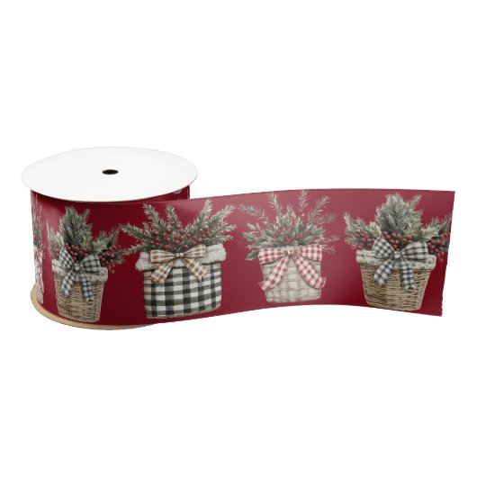 Planten in Buffalo Plaid Containers Lint (Spoel)