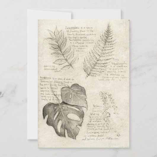 Planten Kaart (Voorkant)