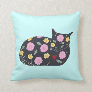 Planten katten met zwarte katten kunnen Kussens et