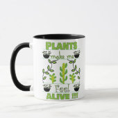 Planten maken dat ik me een levende Plant loop Mok (Links)