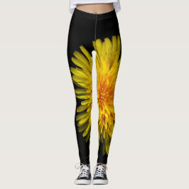 Planten op de Gele Dandelion van Pants Leggings