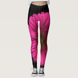Planten op Pants Pink Daisy Leggings