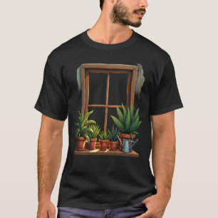 Planten Ouders Succulenten Varens Vintage Botanisc T-shirt