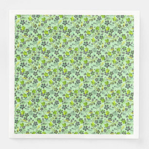 Planten patroon A03.b groene BG Servet