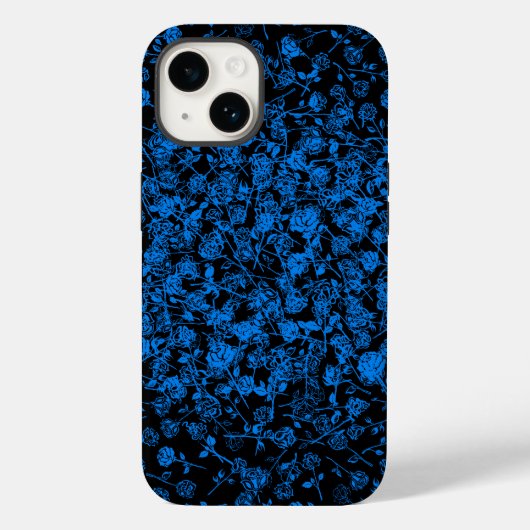 Planten patroon A05.b Black BG Case-Mate iPhone Case (Achterkant)