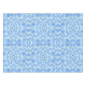 Planten patroon A08.b boho. lblue BG Tafelkleed (Voorkant (Horizontaal))