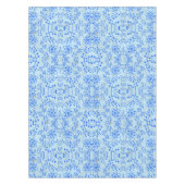 Planten patroon A08.b boho. lblue BG Tafelkleed (Voorkant)