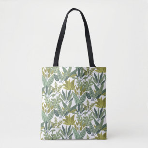 Planten patroon draagtas