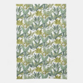 Planten patroon theedoek (Verticaal)