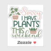 Planten Sticker Natuur tuin (Vel)