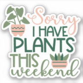 Planten Sticker Natuur tuin (Voorkant)