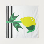 Planten stripes voor fruittuinbouw wandkleed (Voorkant (horizontaal))