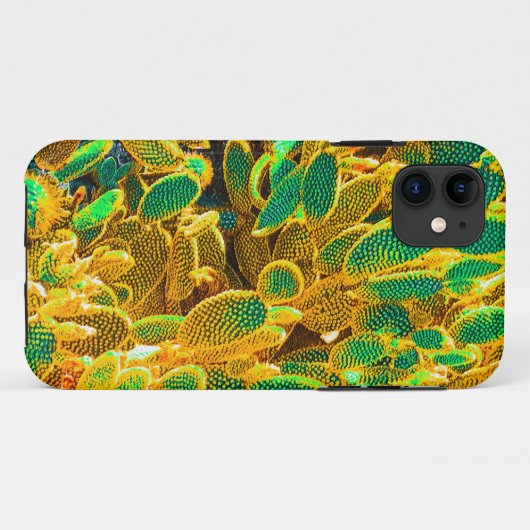 Planten van Afrikaanse woestijncactus Prickly Pear Case-Mate iPhone Case (Achterkant (horizontaal))