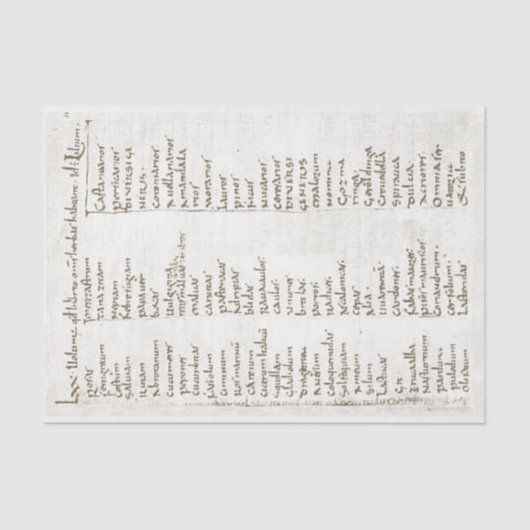 Planten van de achtste eeuw tissuepapier (Voorkant)