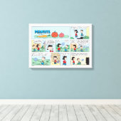 Planten van een moestuin canvas afdruk (Insitu (Houten vloer))