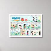 Planten van een moestuin canvas afdruk (Voorkant)