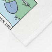 Planten van een moestuin fleece deken (Hoek)