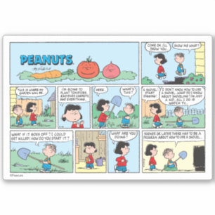 Planten van een moestuin sticker