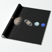 PLANTEN VAN HET SOLAR-SYSTEEMpapier voor het ompak Cadeaupapier (Uitgerold)