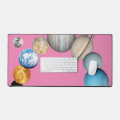 Planten van het zonnestelsel bureaumat (Keyboard & Muis)