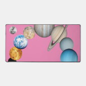 Planten van het zonnestelsel bureaumat (Voorkant)