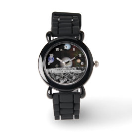 Planten van het zonnestelsel horloge