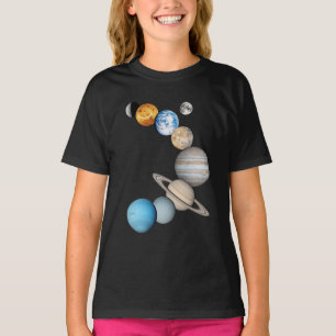 Planten van het zonnestelsel (Kleur veranderbaar) T-shirt