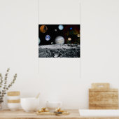 Planten van het zonnestelsel poster (Keuken)