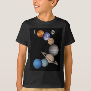 Planten van het zonnestelsel t-shirt