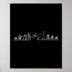 Planten van kattenwater poster