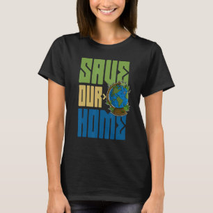 Planten van milieubeschermingsdieren van ecoloog t-shirt