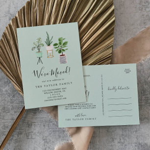 Planten van Potlood House   Mint dat we hebben ver Aankondigingskaart