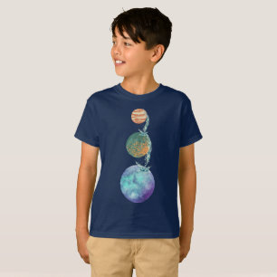 Planten voor de schepping met watervallen t-shirt