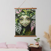 Planten wandtapijt hangend wandkleed (Slaapkamer)