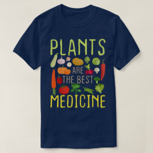 Planten Zijn De Beste Medicijn Cool Veganistisch V T-shirt