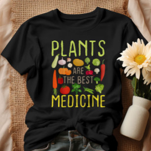 Planten zijn het beste medicijn Cool Veganistisch  T-shirt