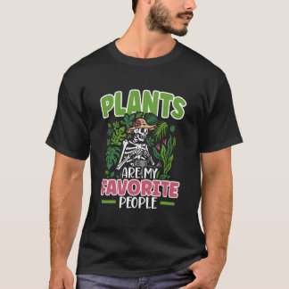 Planten Zijn Mijn Favoriete Mensen Tuinier T-shirt