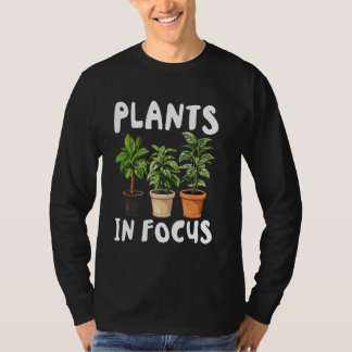 Plantenbotanie in Focus Tuinieren T-shirt