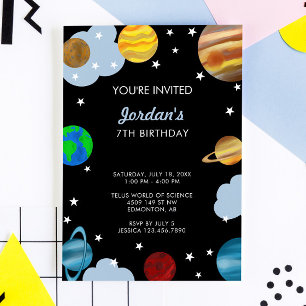 Plantendagen buitenruimte Galaxy Boys Party Kaart