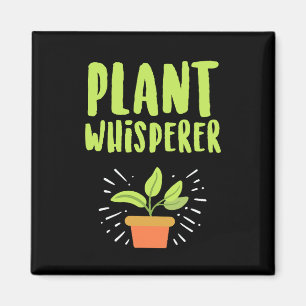 Plantenfluisteraar Grappig Hobby Tuinieren Magneet